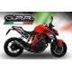 KTM SUPERDUKE 1290 R 2014/16 E3 ESCAPE HOMOLOGADO Y TUBO DE CONEXIÓN M3 INOX 