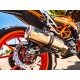 KTM RC 125 2017/20 E4 ESCAPE RACING Y TUBO DE CONEXIÓN M3 INOX 