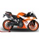 KTM RC 125 2017/20 E4 ESCAPE RACING Y TUBO DE CONEXIÓN FURORE NERO