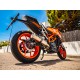 KTM RC 125 2017/20 E4 ESCAPE RACING Y TUBO DE CONEXIÓN M3 TITANIUM NATURAL