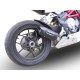 MV AGUSTA BRUTALE 675 2012/15 ESCAPE HOMOLOGADO Y TUBO DE CONEXIÓN FURORE NERO