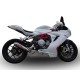 MV AGUSTA BRUTALE 675 2012/15 ESCAPE HOMOLOGADO Y TUBO DE CONEXIÓN POWERCONE EVO