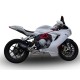 MV AGUSTA F3 675 2012/16 E3 ESCAPE HOMOLOGADO Y TUBO DE CONEXIÓN FURORE NERO