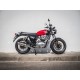 ROYAL ENFIELD INTERCEPTOR 650 2019/20 E4 DOBLE ESCAPE HOMOLOGADO PARA RUIDO CON COLECTOR RACING SATINOX