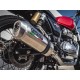 ROYAL ENFIELD INTERCEPTOR 650 2019/20 E4 DOBLE ESCAPE HOMOLOGADO PARA RUIDO CON COLECTOR RACING SATINOX