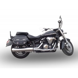 YAMAHA XVS 1300 MIDNIGHT STAR 2006/14 ESCAPE HOMOLOGADO Y CATALIZADO INOX BOMB