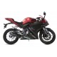 YAMAHA YZF-R 125 I.E. 2014/16 E3 ESCAPE COMPLETO HOMOLOGADO FURORE NERO