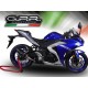 YAMAHA YZF-R3 2015/17 E3 ESCAPE HOMOLOGADO Y TUBO DE CONEXIÓN FURORE NERO