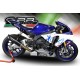 YAMAHA YZF R1/R1-M 2017/20 E4 ESCAPE RACING Y TUBO DE CONEXIÓN FURORE NERO