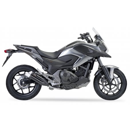 HONDA NC 750 X - S - INTEGRA 16-20 (RC88 RC89 RC90 RC92) L3XB SLIP ON - DUAL HYPERLOW BLACK XL