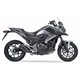 HONDA NC 750 X 2021 (RH09) L3XB SLIP ON - DUAL HYPERLOW BLACK XL