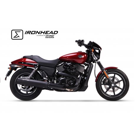 H-D STREET 750 14-20 HC2-2B SLIP ON - IRONHEAD ROUND BLACK