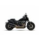 H-D FAT BOB 18-20 HC2-2B SLIP ON (LOWER MUFFLER) - IRONHEAD ROUND BLACK