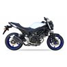 SUZUKI SV 650 S 16-21 (WCX0) L3XB SLIP ON - DUAL HYPERLOW BLACK XL