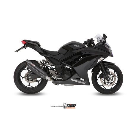 KAWASAKI NINJA 300 2013 - 2016 SUONO BLACK MIVV