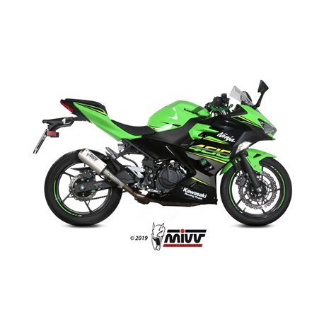 KAWASAKI NINJA 400 2018 - MK3 INOX/ST. STEEL MIVV