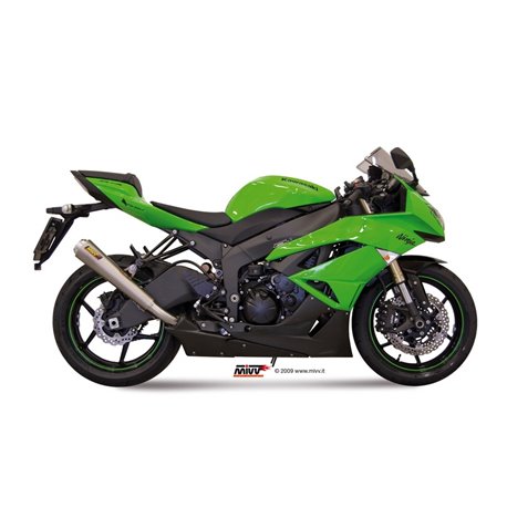 KAWASAKI ZX-6 R 2009 - 2016 X-CONE PLUS INOX/ST. STEEL MIVV