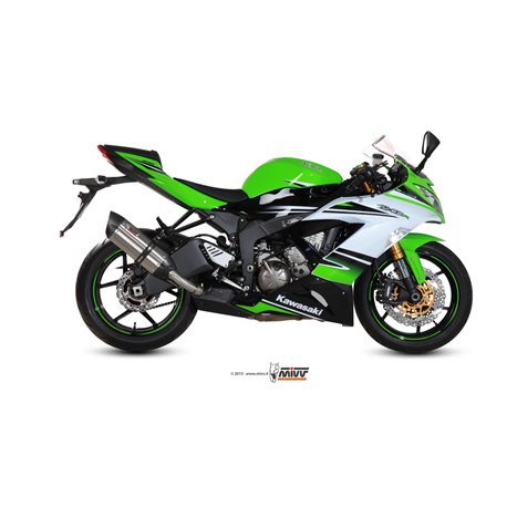 KAWASAKI ZX-6 R 636 2013 - 2016 SUONO INOX COPA CARBONO MIVV