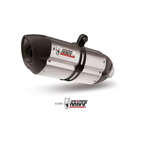 KAWASAKI Z 750 R 2011 - 2014 SUONO INOX COPA CARBONO MIVV