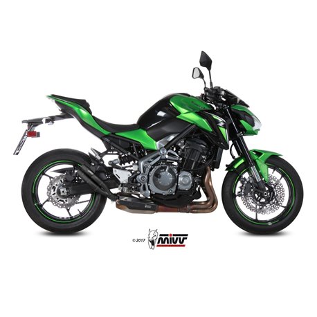 KAWASAKI Z900 2017 - 2019 DOUBLE GUN BLACK MIVV