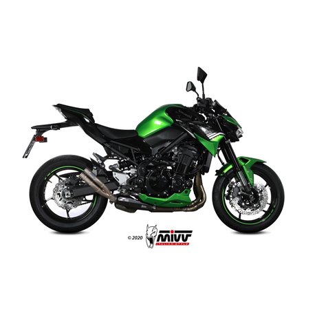 KAWASAKI Z900 2020 - DOUBLE GUN FULL TITANIUM MIVV