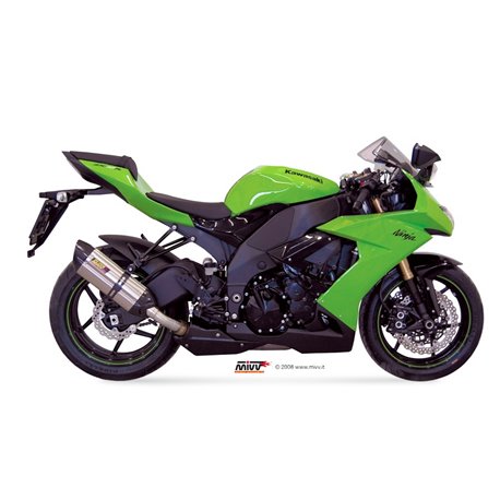 KAWASAKI ZX-10 R 2008 - 2010 SUONO INOX COPA CARBONO MIVV