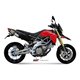 APRILIA DORSODURO 750 2008 - 2016 SUONO INOX COPA CARBONO MIVV