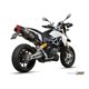 APRILIA DORSODURO 1200 2012 - 2016 SUONO INOX COPA CARBONO MIVV