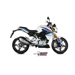 BMW G 310 R 2018 - DELTA RACE INOX COPA CARBONO MIVV