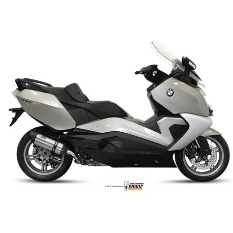 BMW C 650 GT 2012 - 2015 SUONO INOX COPA CARBONO MIVV