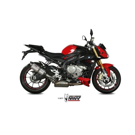 BMW S 1000 R 2017 - SUONO INOX COPA CARBONO MIVV