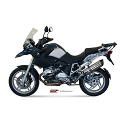 BMW R 1200 GS / ADVENTURE 2004 - 2007 SUONO INOX COPA CARBONO MIVV