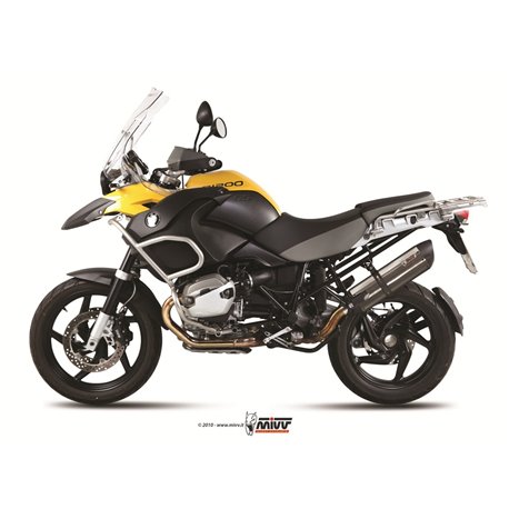 BMW R 1200 GS / ADVENTURE 2010 - 2012 SUONO INOX COPA CARBONO MIVV