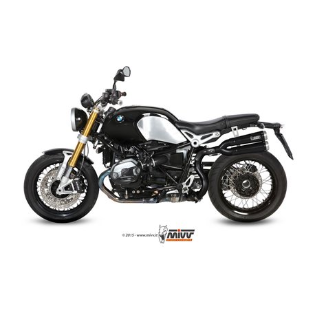 BMW R NINE T 2014 - X-CONE INOX NERO CERAMICO/CERAMIC BLACK ST. STEEL MIVV