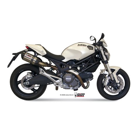 DUCATI MONSTER 696 2008 - 2014 SUONO INOX COPA CARBONO MIVV