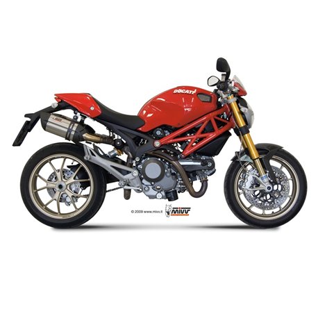 DUCATI MONSTER 796 2010 - 2014 SUONO INOX COPA CARBONO MIVV