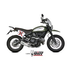 DUCATI SCRAMBLER 800 2015 - DELTA RACE INOX COPA CARBONO MIVV