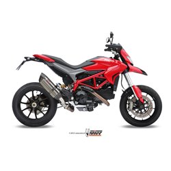 DUCATI HYPERMOTARD 821 2013 - 2015 SUONO INOX COPA CARBONO MIVV