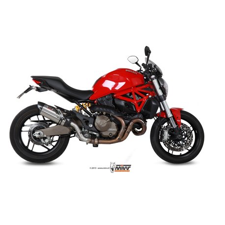 DUCATI MONSTER 821 2014 - 2017 SUONO INOX COPA CARBONO MIVV