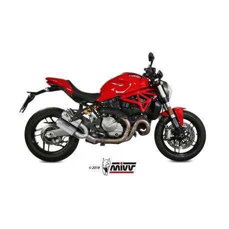 DUCATI MONSTER 821 2018 - MK3 INOX/ST. STEEL MIVV