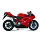 DUCATI 848 2007 - 2013 SUONO INOX COPA CARBONO MIVV