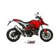 DUCATI HYPERMOTARD 939 2016 - 2018 DELTA RACE INOX COPA CARBONO MIVV