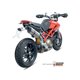 DUCATI HYPERMOTARD 1100 EVO 2010 - 2012 SUONO INOX COPA CARBONO MIVV