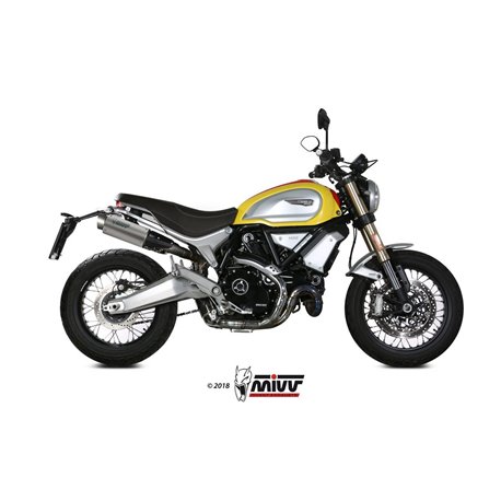 DUCATI SCRAMBLER 1100 2018 - GP PRO TITANIO MIVV