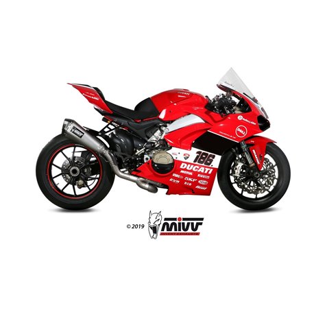 DUCATI PANIGALE V4 2018 - DELTA RACE FULL TITANIO COPA CARBONO MIVV