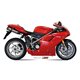 DUCATI 1198 2009 - 2012 SUONO INOX COPA CARBONO MIVV