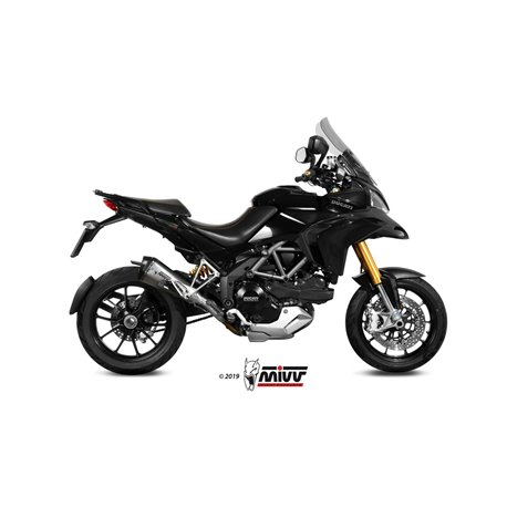 DUCATI MULTISTRADA 1200 2010 - 2014 DELTA RACE INOX COPA CARBONO MIVV