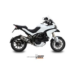 DUCATI MULTISTRADA 1200 2010 - 2014 SUONO INOX COPA CARBONO MIVV