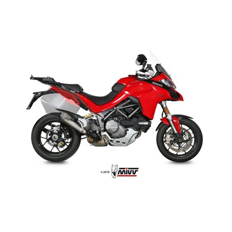 DUCATI MULTISTRADA 1200 2015 - 2017 DELTA RACE INOX COPA CARBONO MIVV