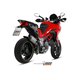 DUCATI MULTISTRADA 1200 2015 - 2017 SUONO INOX COPA CARBONO MIVV